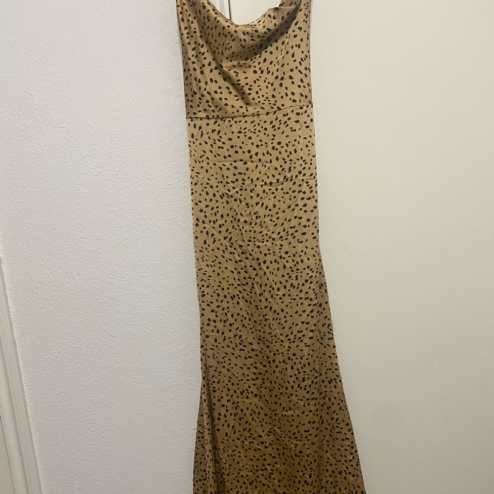 Leopard Print Maxi Dress